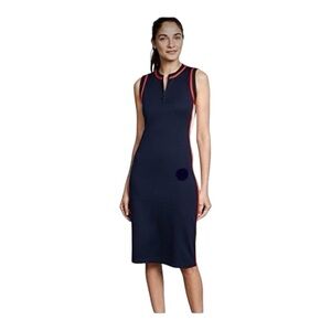 Tory Burch Tory Sport Zip Neck Golf Dress Size Medium